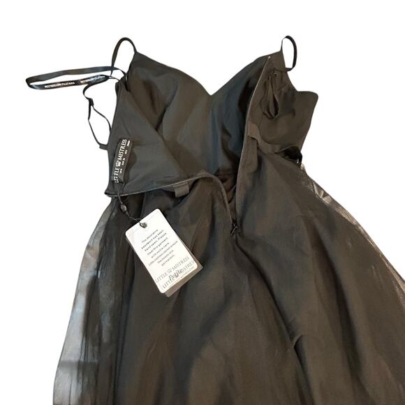 NWT - Little Mistress Petite Black Floral Dress - US Size 2 - Picture 10 of 13